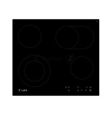 Панель варочная LEX EVH 642 BL  6000Вт 4конф. стеклокерамика