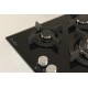 Панель варочная LEX GVG 430 BL  3 конфорки газ-контроль электроподжиг