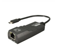 Bion Переходник с кабелем USB C - RJ45, 1000мб/с, 15 см, черный [BXP-A-USBC-LAN-B]