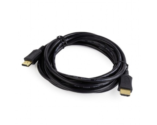 [Кабели HDMI / DVI / DP] Bion Кабель HDMI v1.4, 19M/19M, 3D, 4K UHD, Ethernet, CCS, позолоченные контакты, 10 м, черный [BXP-CC-HDMI4L-100]
