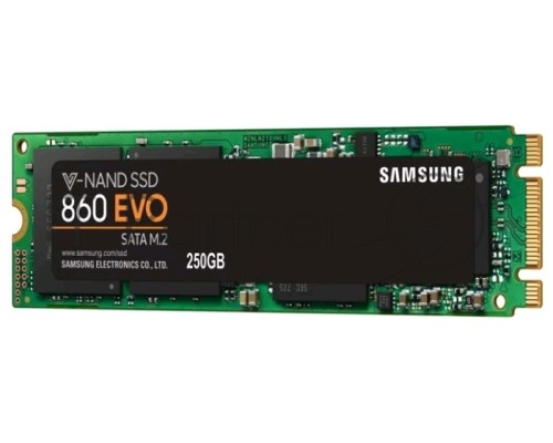 Накопитель SSD Samsung 860 EVO 250GB M.2  Samsung  (R550/W520Mb/s, V-NAND, SATA 6Gb/s, 2280) (MZ-N6E250BW)