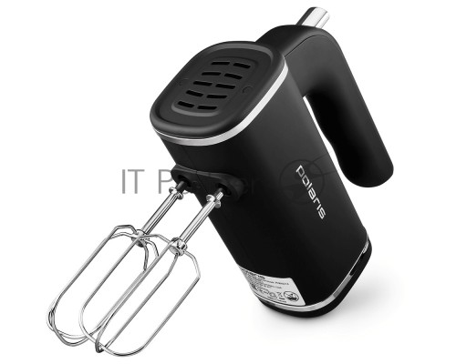 Миксер Polaris PHM 5014 черный Ручной, мощность 500 Вт. Число скоростей 5.