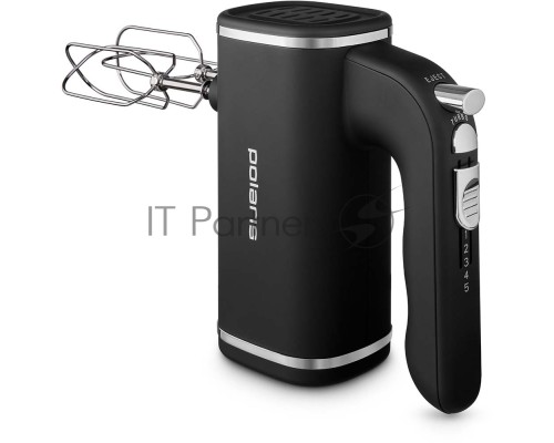 Миксер Polaris PHM 5014 черный Ручной, мощность 500 Вт. Число скоростей 5.