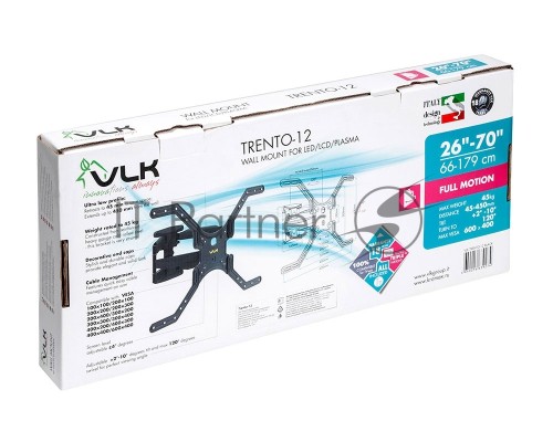 Кронштейн VLK TRENTO-12 BLACK для LED/LCD телевизоров 26