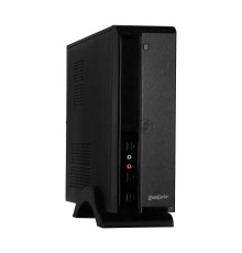 Компьютерный корпус Exegate EX268689RUS Компьютерный корпус MiniITX Exegate MI-207 Black, miniITX/mATX, <M350, 80mm>, 2*USB, Audio