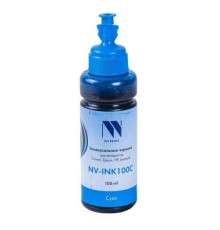 Чернила NV Print-INK100 универсальные Cyan на водной основе для аппаратов Сanon/Epson/НР/Lexmark (100ml) Китай