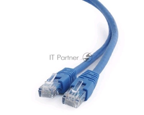 Патч-корд UTP Cablexpert кат.6, 1м, литой, многожильный (синий) Патч-корд UTP Cablexpert кат.6, 1м, литой, многожильный (синий)