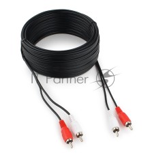 Кабель аудио Cablexpert CCA-2R2R-15M, 2xRCA / 2xRCA, 15м