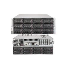 Платформа SuperMicro 6049P-E1CR36H noCPU(2)Scalable/TDP 70-205W/ no DIMM(16)/ 3108RAID HDD(36)LFF/ 2x10Gbe/ 5xFH/ 2x1200W