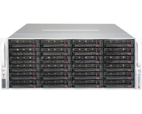 Платформа SuperMicro 6049P-E1CR36H noCPU(2)Scalable/TDP 70-205W/ no DIMM(16)/ 3108RAID HDD(36)LFF/ 2x10Gbe/ 5xFH/ 2x1200W