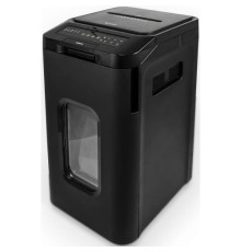 ГЕЛЕОС Уничтожитель документов АП55-5,     DIN P-5 (5 ур-нь секр.), фрагмент 1,9х12мм,   АВТОПОДАЧА 400 лист  (70г/м2), пл.карты/скрепки/скобы, 55 литров   