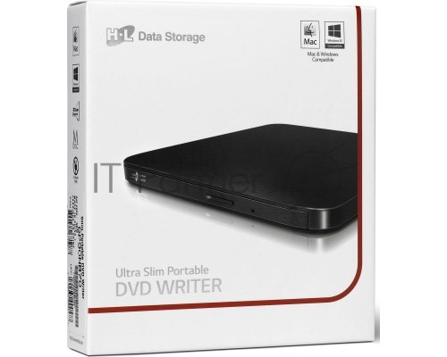 Оптический внешний накопитель ext. DVD±RW LG (HLDS) GP90NB70 Black <USB 2.0, Tray, Retail>