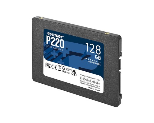 [Модуль памяти] Накопитель SSD Patriot SATA III 128Gb P220S128G25 P220 2.5