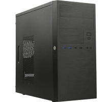 ES555BK PM-450ATX U3*2+TypeC*2+2*combo Audio; intrusion switch; power button lock; Extra 2xHDD cage; plastic screwless parts [6188250]