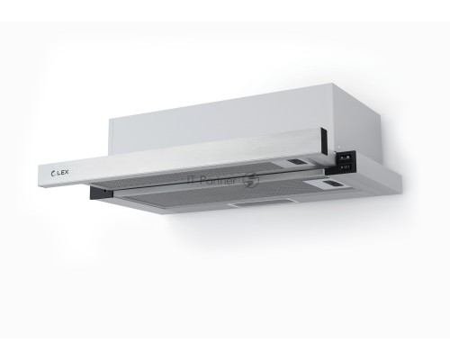 Вытяжка встраиваемая LEX HUBBLE 500 INOX  570м3/час LED лампы