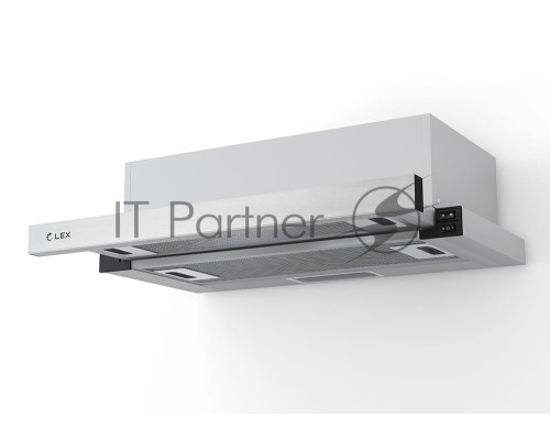 Вытяжка встраиваемая LEX HUBBLE 600 INOX  570м3/час LED лампы