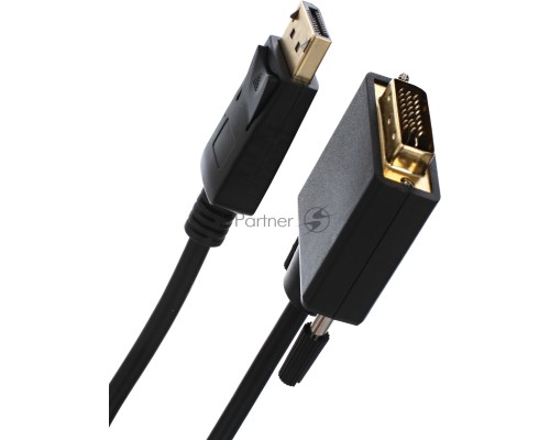 Кабель-переходник DisplayPort M --> DVI M  1,8м VCOM <CG606-1.8M>