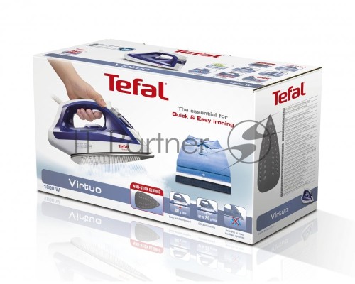 Утюг Tefal FV1711E0 1800Вт синий/белый