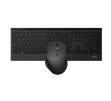 Клавиатура + мышь Rapoo 9500M клав:черный мышь:черный USB беспроводная Bluetooth/Радио slim [18892]