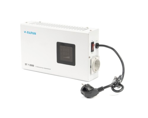 [Бастион Стабилизаторы] БАСТИОН RAPAN ST-2000 стабилизатор сетевого напряжения, 2000ВА, 100-260 В {8901}