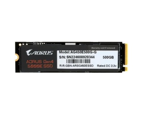 [носитель информации ] Gigabyte SSD M.2 500GB 5000E AG450E500G-G  NVMe PCIe 4.0
