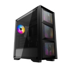 Deepcool MATREXX 50 MESH 4FS черный, без БП, боковое окно из закаленного стекла, USB 3.0, 2*USB 2.0, audio