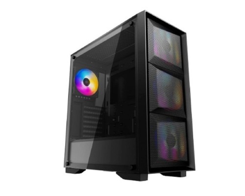 [Корпус] Deepcool MATREXX 50 MESH 4FS черный, без БП, боковое окно из закаленного стекла, USB 3.0, 2*USB 2.0, audio