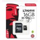 Флеш карта microSD 16GB Kingston microSDHC Class 10 UHS-I U1 Canvas Select (SD адаптер) 80MB/s