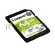 Флеш карта SD 64GB Kingston SDXC Class 10 UHS-I U1 Canvas Select 80Mb/s