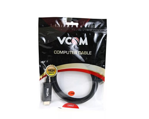 Кабель-адаптер VCOM CU423C-1.8M USB 3.1 Type-Cm --> HDMI A(m) 3840x2160@30Hz, 1.8m