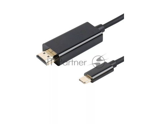 Кабель-адаптер VCOM CU423C-1.8M USB 3.1 Type-Cm --> HDMI A(m) 3840x2160@30Hz, 1.8m
