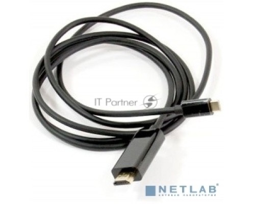 Кабель-адаптер VCOM CU423C-1.8M USB 3.1 Type-Cm --> HDMI A(m) 3840x2160@30Hz, 1.8m