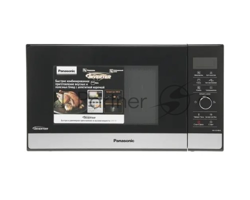 Микроволновая печь Panasonic NN-GD38HSZPE черный, 23 л, 1000 Вт, переключатели - поворотный механизм/сенсор