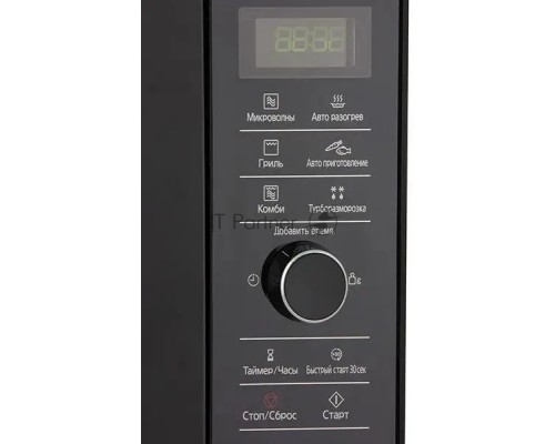 Микроволновая печь Panasonic NN-GD38HSZPE черный, 23 л, 1000 Вт, переключатели - поворотный механизм/сенсор