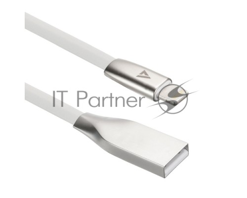 USB кабель ACD-Infinity Lightning ~ USB-A TPE, 1.2м, белый (ACD-U922-P5W)