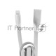 USB кабель ACD-Infinity Lightning ~ USB-A TPE, 1.2м, белый (ACD-U922-P5W)