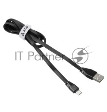USB кабель ACD-Life MicroUSB ~ USB-A TPE, 1м, черный (ACD-U920-M1B)