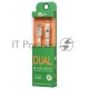 USB кабель ACD-DUAL Lightning / MicroUSB ~ USB-A 2в1, TPE, 1м, белый (ACD-U924-PMW)