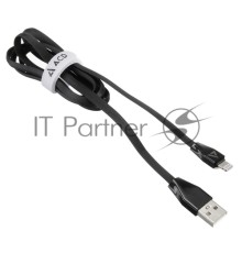 USB кабель ACD-Life Lightning ~ USB-A TPE, 1м, черный (ACD-U920-P5B)