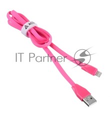 USB кабель ACD-Life Lightning ~ USB-A TPE, 1м, маджента (ACD-U920-P5M)