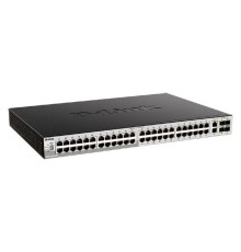 D-Link DGS-3130-54PS/B2A PROJ Управляемый L3 стекируемый коммутатор с 48 портами 10/100/1000Base-T, 2 портами 10GBase-T и 4 портами 10GBase-X SFP+ (48 портов PoE 802.3af/at, PoE-бюджет 370 Вт)