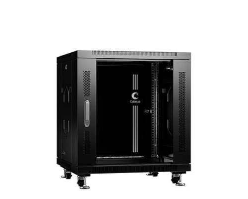 [Cabeus Монтажные шкафы] CABEUS SH-05C-12U60/80-BK ШКАФ МОНТАЖНЫЙ ТЕЛЕКОММУНИКАЦИОННЫЙ 19