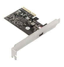 Exegate EX293839RUS Контроллер  EXE-321 (PCI-E x4 v3.0, 20Gbps (USB3.2 GEN2x2) Type-C ext., ASMedia Chipset ASM3242)