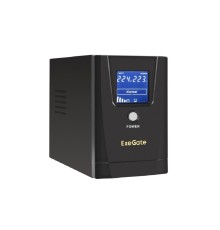 Exegate EX294613RUS ИБП ExeGate Power Smart ULB-500.LCD.AVR.2SH <500VA/300W, LCD, AVR, 2*Schuko, металлический корпус, Black>