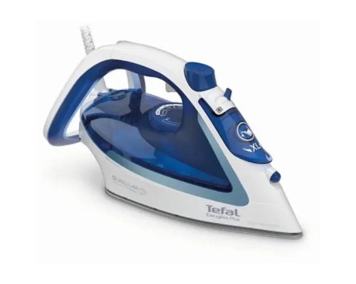 [Утюг] TEFAL FV5715E0 Утюг, 2400Вт, 195г, белый/синий