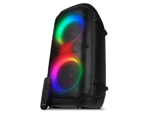 [Колонки] Портативная акустика 2.0 Sven PS-800 SV-021511 черная (100 Вт, TWS, BT, FM, USB, microSD, LED-диспле