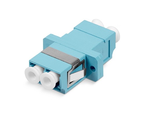 [Cabeus Разъемы, Проходные адаптеры, Вставки] Cabeus DLC-DLC-MM-OM3 Проходной соединитель LC-LC duplex, MM-OM3(для многомодового кабеля), корпус пластмассовый (SC Adapter Simplex dimension)