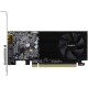 Видеокарта Gigabyte GV-N1030D4-2GL NVidia GeForce GT 1030, 2Gb DDR4/64-bit, PCI-Ex16 3.0, DVI-Dx1, HDMI2.0bx1, LP, 2-slot cooler, Retail