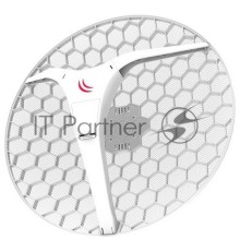 Точка доступа Mikrotik RBLHGG-5acD-XL with 27dBi 5GHz antenna, Dual Chain 802.11ac wireless, 716MHz CPU, 256MB RAM, 1x Gigabit LAN, POE, PSU, RouterOS L3, International version