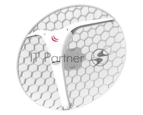 Точка доступа Mikrotik RBLHGG-5acD-XL with 27dBi 5GHz antenna, Dual Chain 802.11ac wireless, 716MHz CPU, 256MB RAM, 1x Gigabit LAN, POE, PSU, RouterOS L3, International version